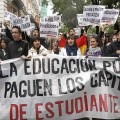 Los estudiantes se movilizan contra el Plan Bolonia y defienden la enseñanza pública