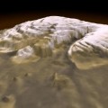 Hallan grandes cantidades de agua pura en el Polo Norte de Marte