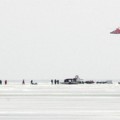 Cientos de pescadores, atrapados en un gran bloque de hielo en EE UU