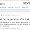 Periodismo de asco: "Un asesinato de la generación Web 2.0"