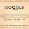 Google Classic: así se buscaba en tiempos pretéritos