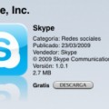Skype para iPhone: un millón de descargas en dos días