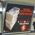 Activismo en Metro de Madrid: Alteración de la publicidad