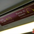 Publicidad contra el uso del altavoz del móvil en el Metro