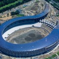 El estadio impulsado con energía solar de Taiwan