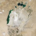 El Mar de Aral "virtualmente desaparecido", según las recientes imágenes captadas por el satélite 'Terra'
