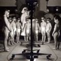 Niños tratados con luz de arco de carbón (1938)