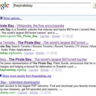 Google retira ThePirateBay.org de sus resultados de búsqueda [ENG]