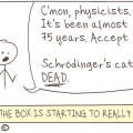 El gato de Schrödinger está... [Humor]