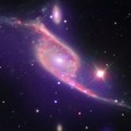 La NASA capta una colisión de galaxias en torno a un agujero negro