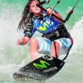 Gisela Pulido gana su sexto título del mundo de kitesurf con 15 años