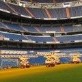 Descripción del sistema de calefacción del césped del estadio Santiago Bernabéu que impide que la nieve cuaje
