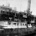 Ironías de la historia; en 1947 un barco de refugiados judíos fue abordado por la marina inglesa...