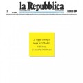 Periódicos en blanco en Italia contra la 'ley mordaza'