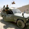 Manifestación en Afganistán contra las tropas españolas tras una pelea entre militares