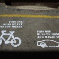 La diferencia entre la bicicleta y el coche