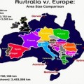 ¿Sabes realmente lo grande que es Australia?