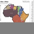 El tamaño real de África