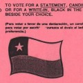 Funcionarios americanos llevan años confundiendo la bandera de Texas con la de Chile en las papeletas de votación [ENG]