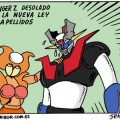 Mazinger desolado por la nueva Ley de Apellidos [Humor]