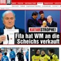 La prensa alemana tilda de catástrofe las decisiones de la FIFA para los Mundiales