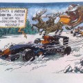 Soberbia felicitación de Navidad de Red Bull Racing