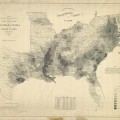 Mapa de la esclavitud en EE.UU. en 1860