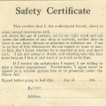 Un certificado para mantener sexo con una chica