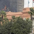 Importantes destrozos en el museo arqueológico de Egipto