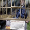 Desaparece de una falla un cartel crítico con Rajoy antes de su visita