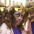 Zombies sedientos de sangre invaden Madrid