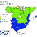 Mapa autonómico del Paro : Andalucía: 29,68%