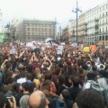 Imagen de la Puerta del Sol, Madrid, en este momento [20:20 h]