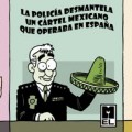 Detenciones de la policía española