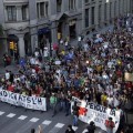 Comienza la marcha de los 'indignados' desde Barcelona hasta Madrid