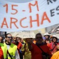 Los barrios de Madrid reciben a miles de indignados antes de llegar a Sol