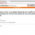 Ayuntamiento de Torrente (Valencia) bloquea el acceso a páginas catalanas y catalanistas desde la Wifi municipal [CAT]