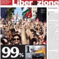 Portada del Periódico Liberazione (Italia)