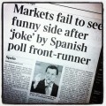 The Times: “A los mercados no les hace gracia la `broma´ del candidato favorito en las encuestas”