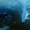 Carámbano de la muerte filmado en el Antártico