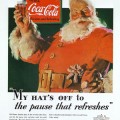 Santa Claus no viste de rojo por Coca-Cola