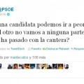 El PSOE la caga en Twitter