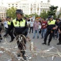 La mascletá del 12M en la plaza del Ayuntamiento de Valencia era falsa