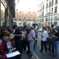 La Polícia Nacional pide en Madrid el DNI a quienes quieren cerrar su cuenta en Bankia