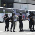 Detenciones, lanzamiento de objetos y pelotas de goma en la protesta minera en Madrid