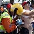 ¿Qué disparó la Policía contra los mineros que se manifestaban junto al Bernabéu?