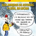 ¡Los mineros de Asturias y León, en lucha!