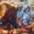 El cúmulo estelar R136 estalla