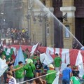 Identifican a tres ertzainas ebrios acusados de atacar la txozna del juventudes del PNV en fiestas de Bilbao
