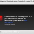 CIU y PP borran el video de YouTube que mostraba la brutalidad policial en Barcelona